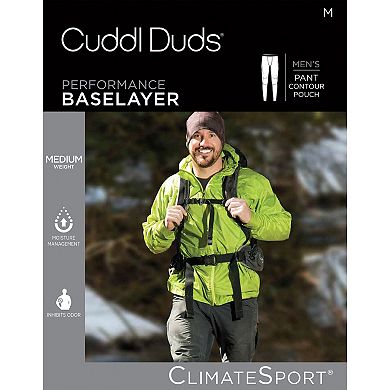 Men's Cuddl Duds® Midweight ClimateSport Performance Base Layer Pant