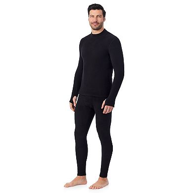 Men's Cuddl Duds Heavyweight Fleecewear Performance Base Layer Mock Neck Top