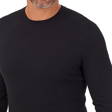 Men's Cuddl Duds Midweight Cottonwear Performance Base Layer Crew Top