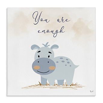 Stupell Home Decor You Are Enough Inspirational Canvas Wall Art