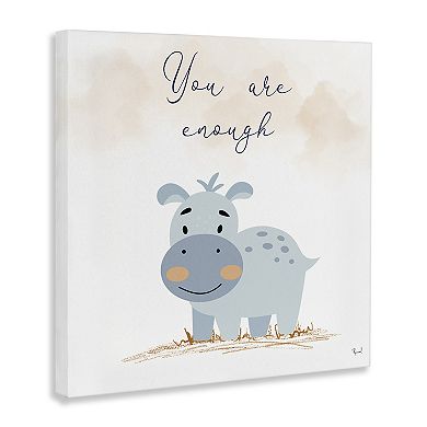 Stupell Home Decor You Are Enough Inspirational Canvas Wall Art