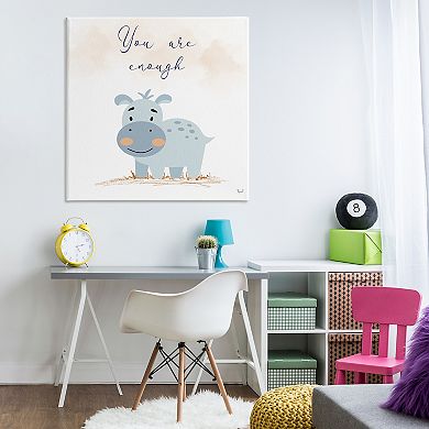 Stupell Home Decor You Are Enough Inspirational Canvas Wall Art