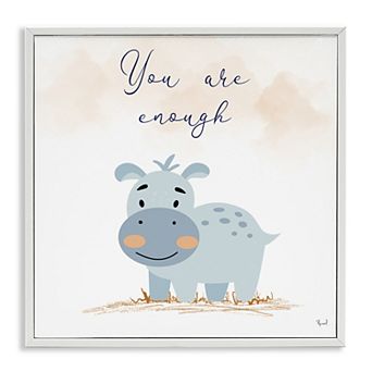 Stupell Home Decor You Are Enough Inspirational Framed Giclee Wall Art
