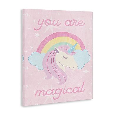 Stupell Home Decor Magical Sparkle Unicorn Canvas Wall Art