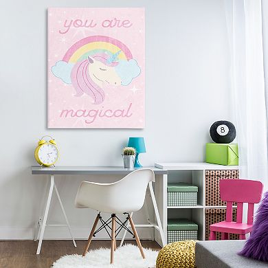Stupell Home Decor Magical Sparkle Unicorn Canvas Wall Art