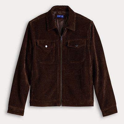 Men's Apt. 9® Textured Zip Front Jacket