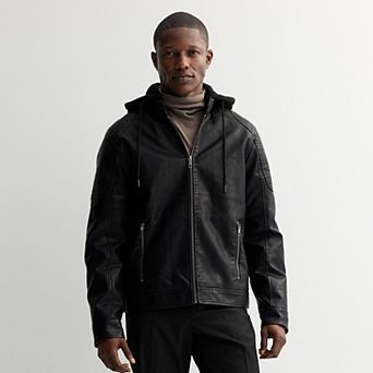 Men's Apt. 9® Hooded Moto Jacket
