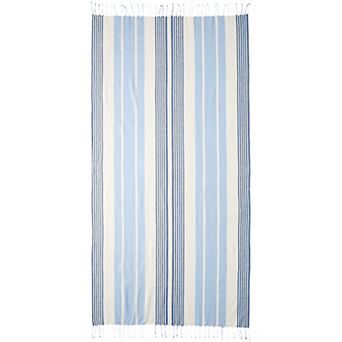Lands' End Coast Clear Sand Resistant Turkish Cotton Oversized Beach Towel