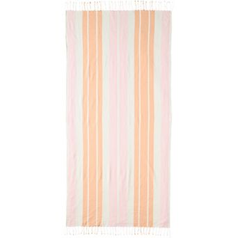 Lands' End Coast Clear Sand Resistant Turkish Cotton Oversized Beach Towel