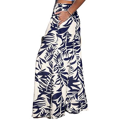Women's Cupshe Tropical Floral Wide Leg Pants
