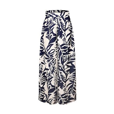 Women's Cupshe Tropical Floral Wide Leg Pants