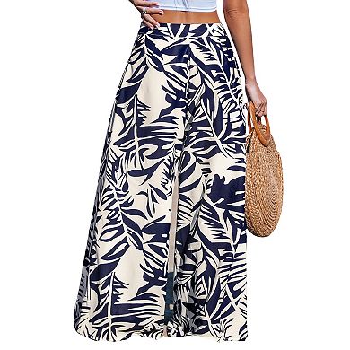 Women's Cupshe Tropical Floral Wide Leg Pants