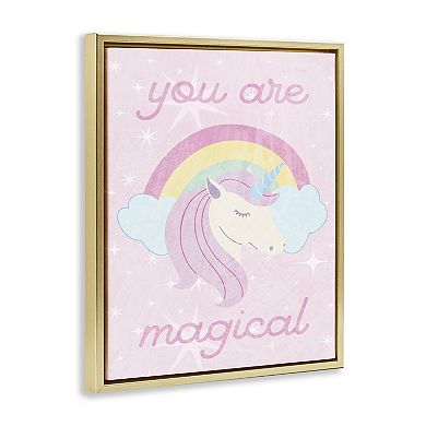 Stupell Home Decor Magical Sparkle Unicorn Framed Wall Art