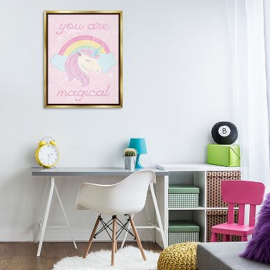 Stupell Home Decor Magical Sparkle Unicorn Framed Wall Art