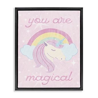 Stupell Home Decor Magical Sparkle Unicorn Framed Wall Art