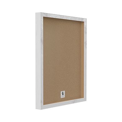 Stupell Home Decor Loved Rainbow Thin Frame Wall Art