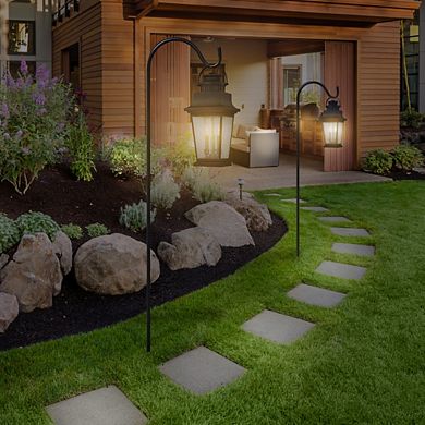 Sorbus Set of 8 Shepherds Hooks for Outdoor