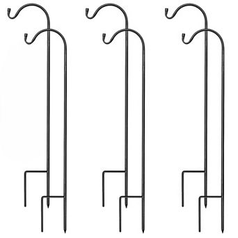 Sorbus Set of 6 Shepherds Hooks for Outdoor