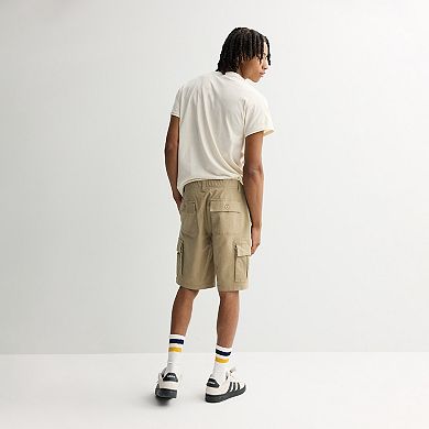 Men's Hallstatt Stretch Cotton Linen Freedom Waist Cargo Shorts