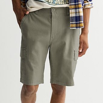 Men's Hallstatt Stretch Cotton Linen Freedom Waist Cargo Shorts