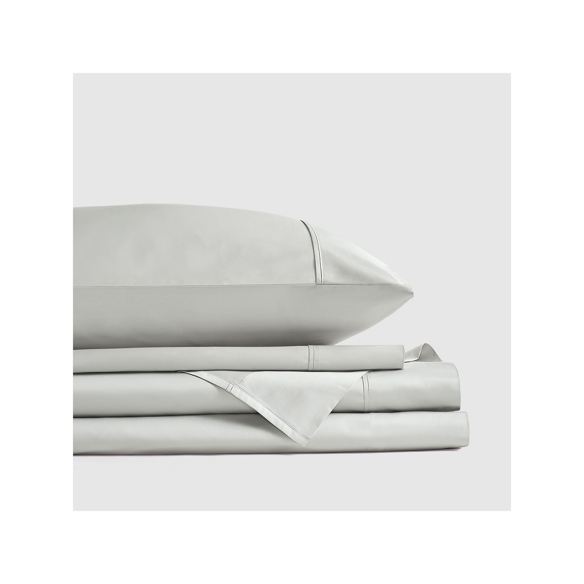 Five Queens Court Superior Sheet Set with Pillowcases, Gray