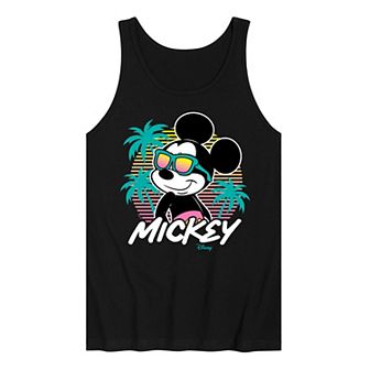 Disney's Mickey Mouse Men's Sunset Shades Graphic Tank Top