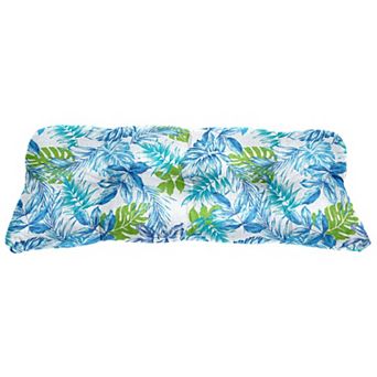 BrylaneHome Bh Performance Fabric Tufted Wicker Settee Cushion