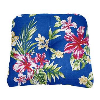 BrylaneHome Bh Outdoor Performance Tufted Wicker Chair Cushion