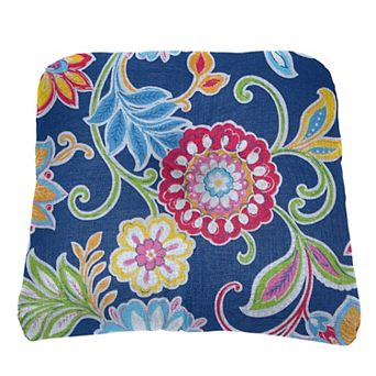 BrylaneHome Bh Outdoor Performance Tufted Wicker Chair Cushion