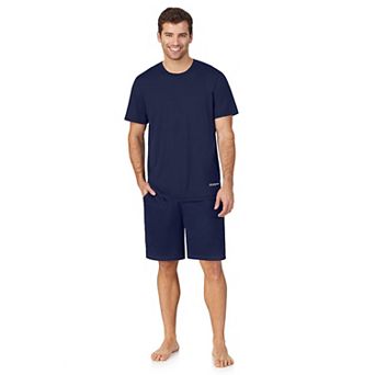 Men's Cuddl Duds® 2 pc Pajama T-Shirt & Pajama Shorts Set