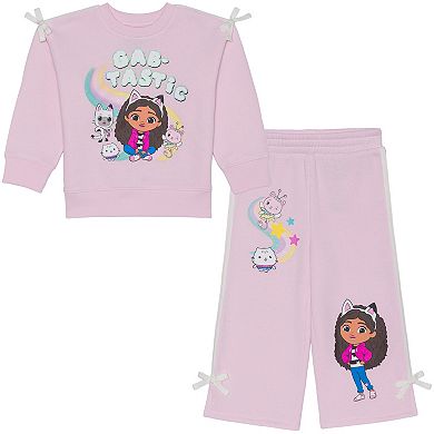 Girls 4-12 Gabby's Dollhouse 2-pc. Fleece Sweatshirt & Pants Set