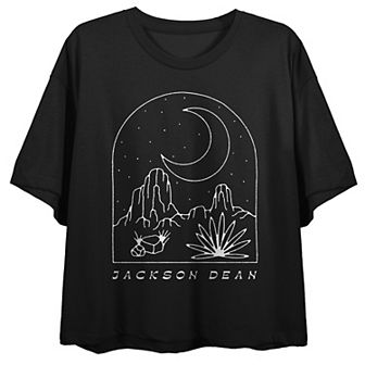 Juniors' Jackson Dean Short Sleeve Graphic T-Shirt