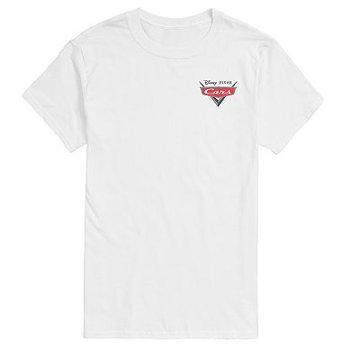 Disney /Pixar's Lightning McQueen Men's Cars Racing Stickers Graphic Tee