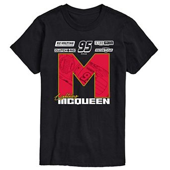 Disney / Pixar's Cars Lightning McQueen Men's Race Jersey Graphic Tee