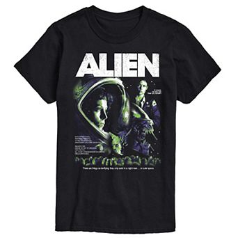 Men's Alien Vintage Bootleg Graphic Tee