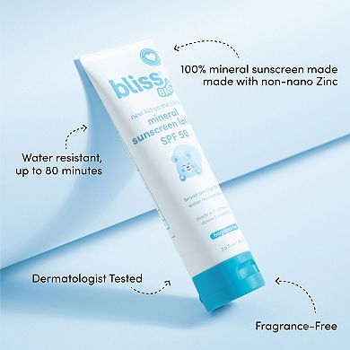 Delta Children Bliss Baby 3-oz. SPF 50 Mineral Sunscreen Lotion