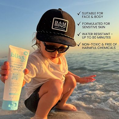 Delta Children Bliss Baby 3-oz. SPF 50 Mineral Sunscreen Lotion