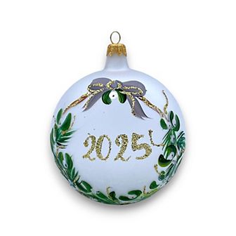Discover Europe Made in Italy 2025 Glass Ball Christmas Ornament
