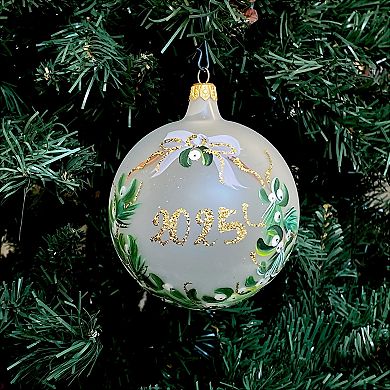 Discover Europe Made in Italy 2025 Glass Ball Christmas Ornament