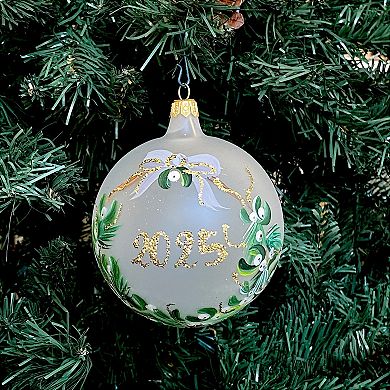 Discover Europe Made in Italy 2025 Glass Ball Christmas Ornament