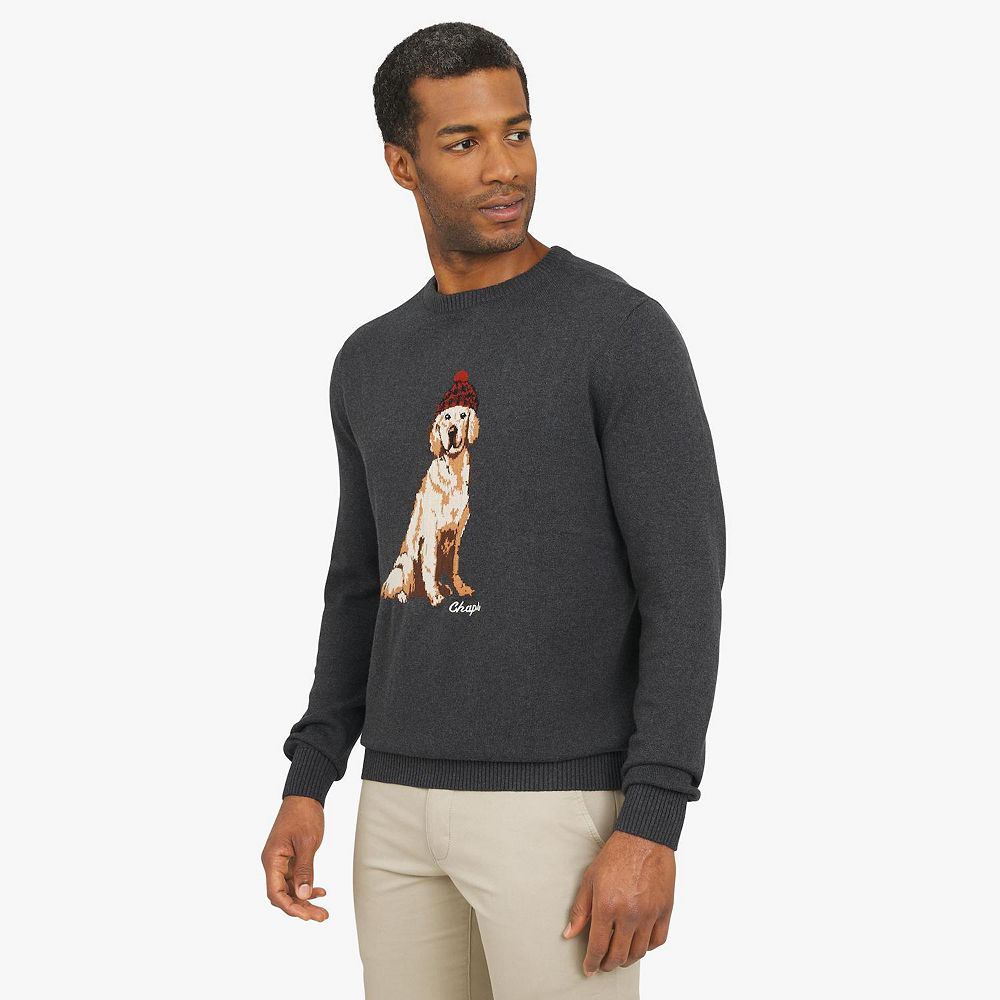 Men's Chaps Holiday Novelty Dog Sweater