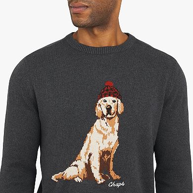Men's Chaps Holiday Novelty Dog Sweater