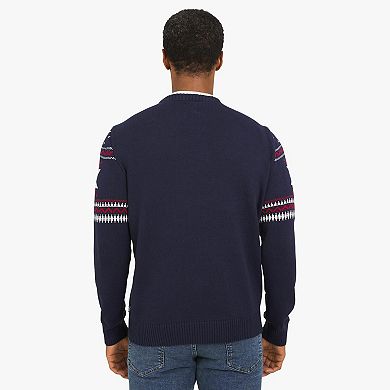 Men's Chaps Crewneck Holiday Moose Sweater