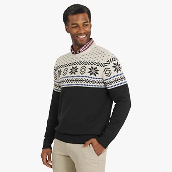 Men's Chaps Crewneck Snowflake Sweater