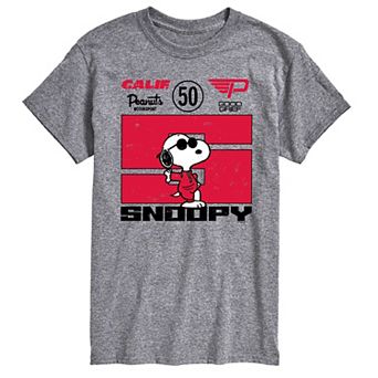 Men's Peanuts Snoopy Racer Graphic Tee