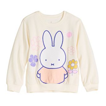 Girls 4-12 Jumping Beans® Miffy Flower Graphic Pullover