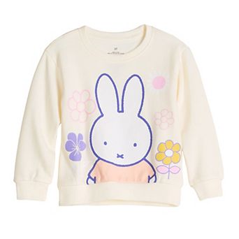 Baby & Toddler Girl Jumping Beans® Miffy Flower Graphic Pullover
