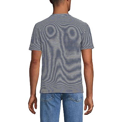 Men's Lands' End Short Sleeve Pocket Tee
