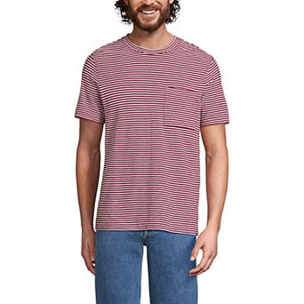 Men's Lands' End Short Sleeve Pocket Tee