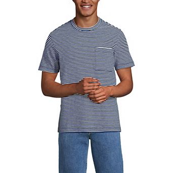 Men's Lands' End Short Sleeve Pocket Tee